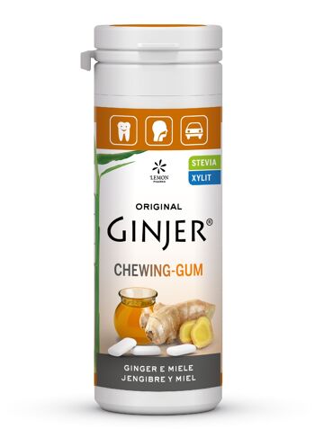 Ginjer Chewing Gum au Miel 30g 1