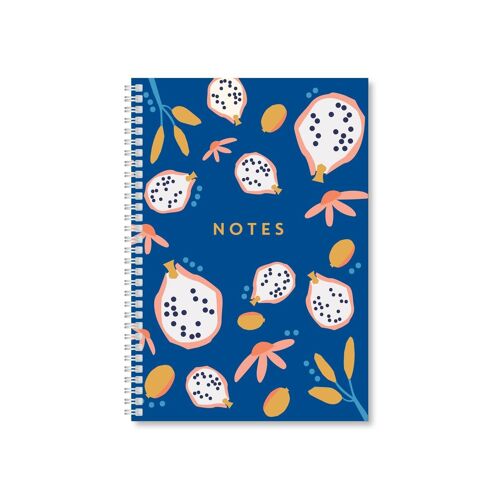 Dragon Fruit A5 Wired Notebook pack of 6