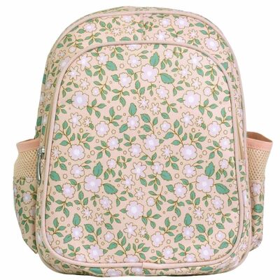 Flower backpack - pink (with cooler compartment)