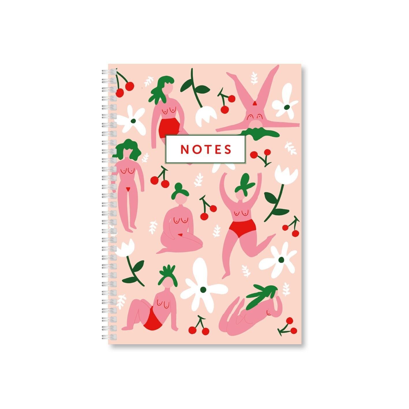 Naked Ladies A5 Wired Notebook pack of 6
