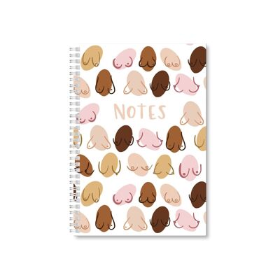 Boobs A5 Wired Notebook pack de 6