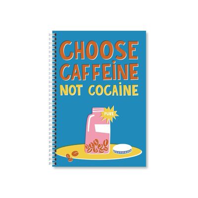 Elige el paquete de 6 cuadernos con cable A5 Caffeine