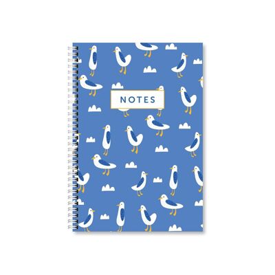 Seagulls A5 Wired Notebook pack of 6