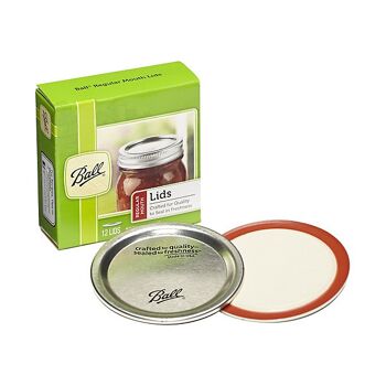 BALL MASON JARS REMPLACEMENT R/M COUVERCLE 12PK 2