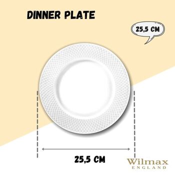 Dinner Plate Set of 6 in Gift Box WL‑880101/6C 6