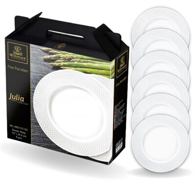 Dinner Plate Set of 6 in Gift Box WL‑880101/6C