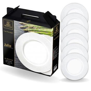 Dinner Plate Set of 6 in Gift Box WL‑880101/6C 1