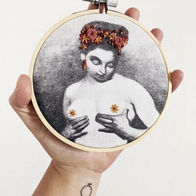embroidery kit - free the nipple