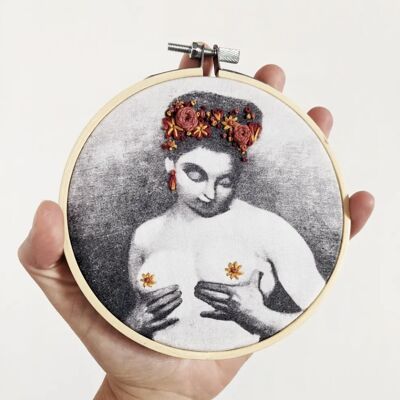 embroidery kit - free the nipple