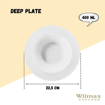 Deep Plate Set of 2 in Gift Box WL‑880102/2C 9