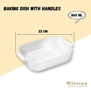 Baking Dish with Handles WL‑997018/1C 6