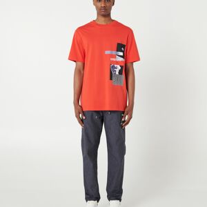 T-SHIRT IMPRIMÉ EARTH VIEW ORANGE