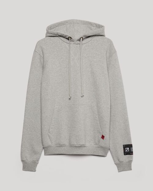 FELPA CAPPUCCIO HOODIE MELANGE