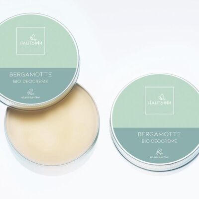 Bergamot organic deodorant cream