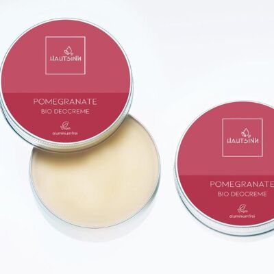 Deodorant cream organic pomegranate