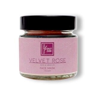 Maschera viso alla rosa vellutata