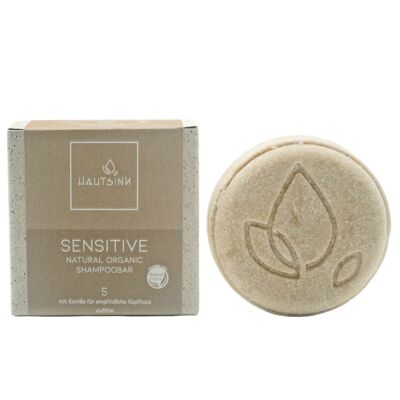 Sensitive shampoo bar natural organic