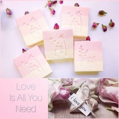 Rosalie Sheep Milk Rose Soap