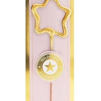 Estrella mini oro oro rosa pieza Wondercandle® mini