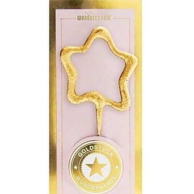 Estrella mini oro oro rosa pieza Wondercandle® mini