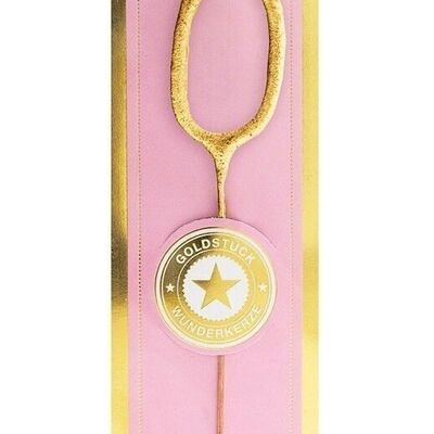 0 mini oro rosa pezzo Wondercandle® mini