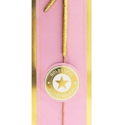 1 mini gold pink gold piece Wondercandle® mini
