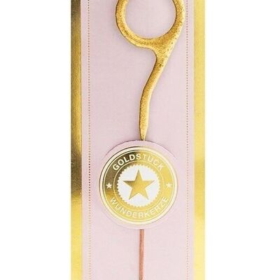 9 mini piezas de oro rosa dorado Wondercandle® mini
