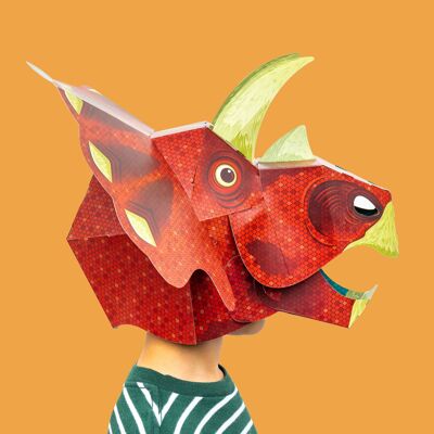 Fabriquez votre propre masque Triceratops