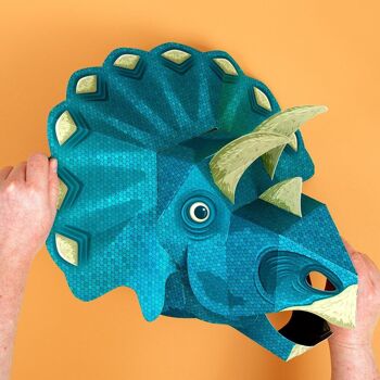 Fabriquez votre propre masque Triceratops 3