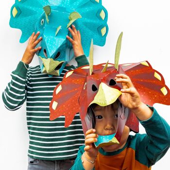 Fabriquez votre propre masque Triceratops 5