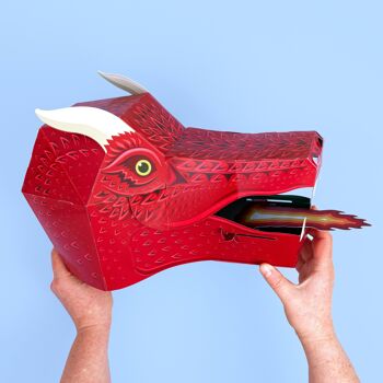 Fabriquez votre propre masque de dragon cracheur de feu 4