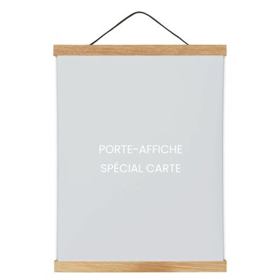 Special scratch card poster holder