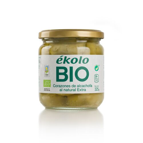 Alcachofas Ecológicas Enteras ékolo, 6 ud. x 325g