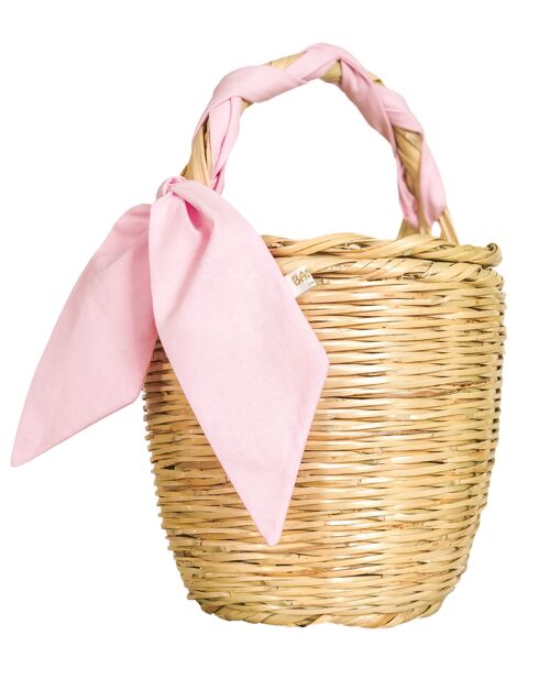 Bangs Birkin Basket | Pastel Pink