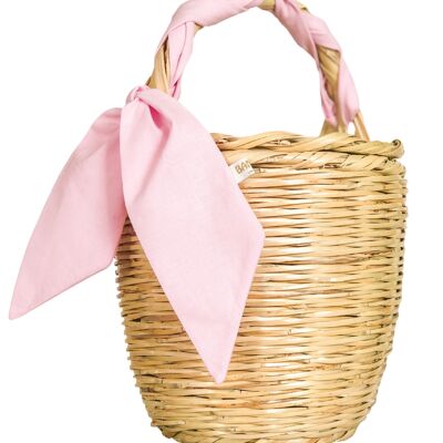Bangs Birkin Basket | Pastel Pink