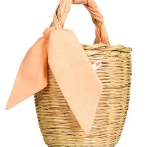 Bangs Birkin Basket | Pêche pastel