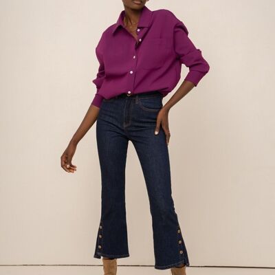 Sophie flare jeans buttons BRUT