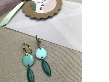 boucles d'oreilles gouttes de lune pétrole 2