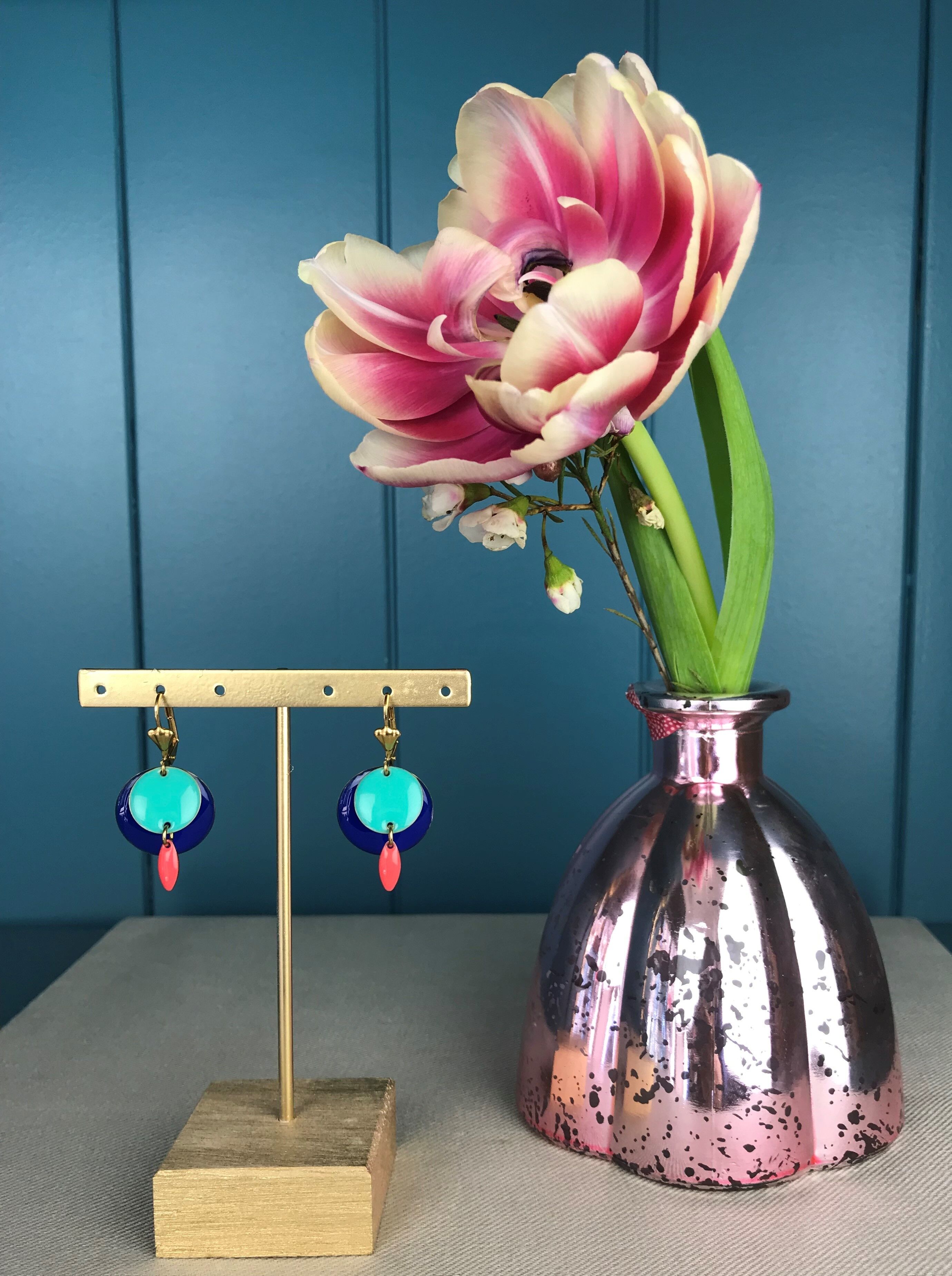 orecchini my planets blu royal