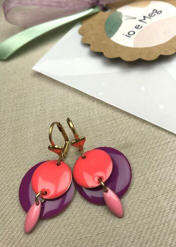 boucles d'oreilles prune mes planètes 2