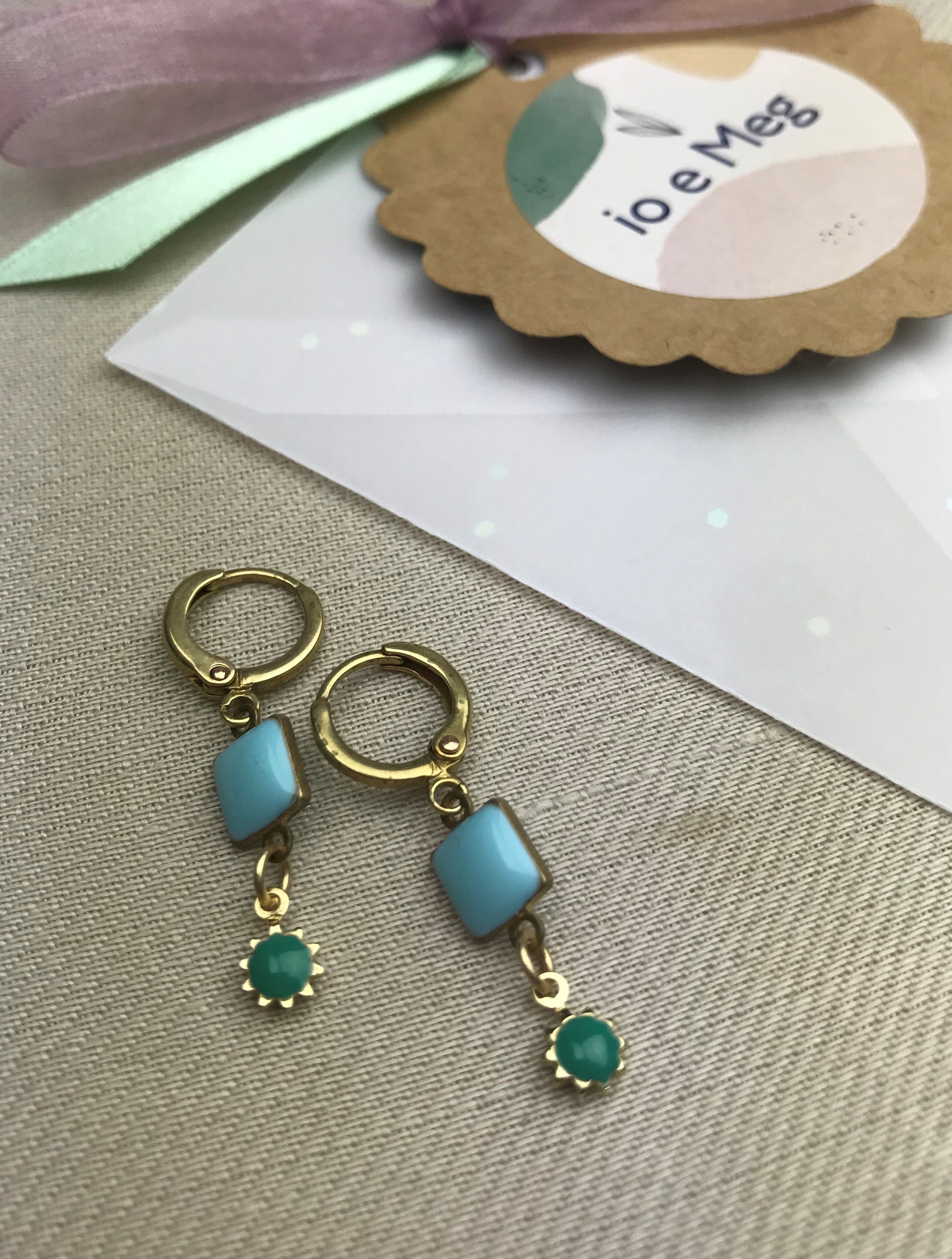 orecchini mini-mini drops sky