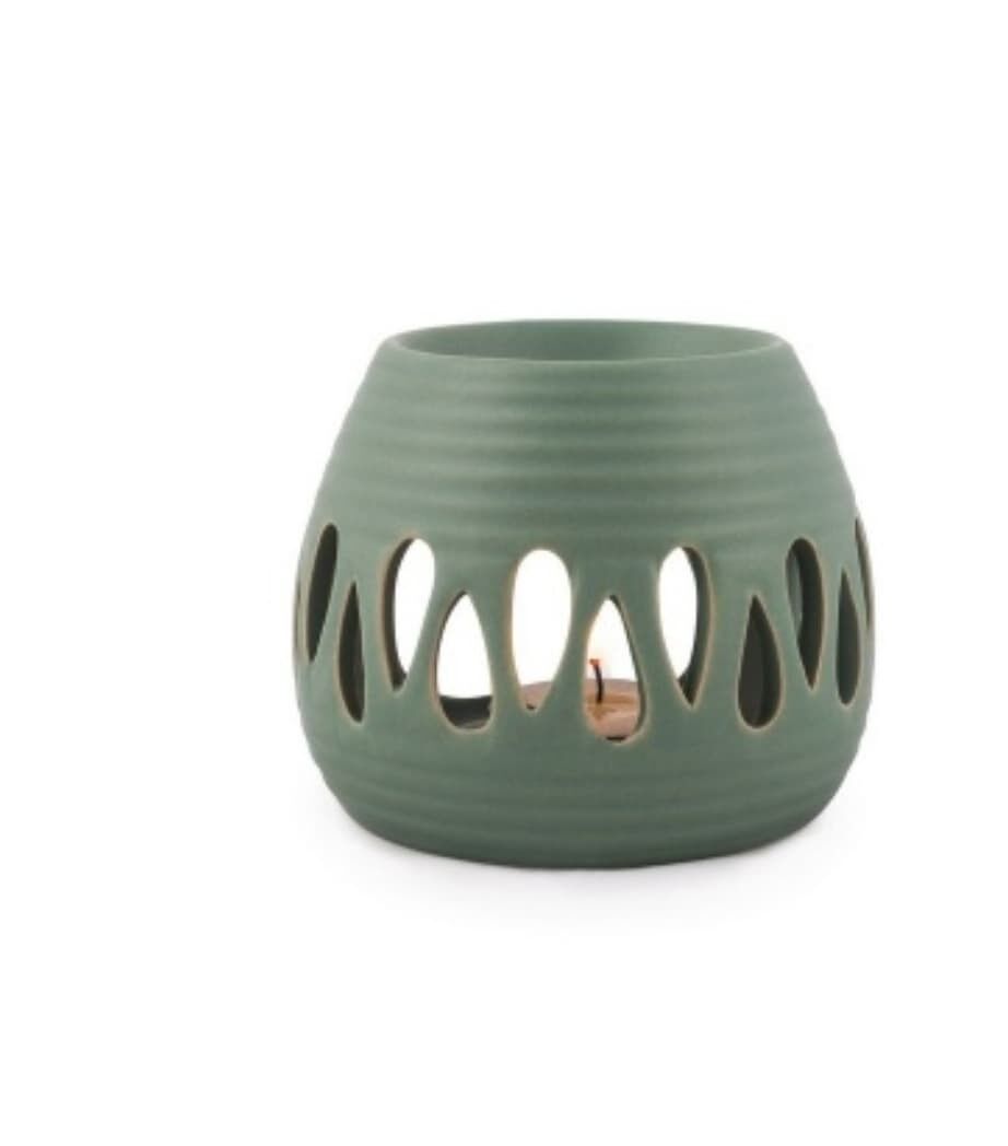 Räuchergefäß mit Dufttablette aus Baumwollblumen