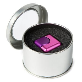 Bopster Fidget Cube Spinner dans une boîte cadeau - Rose et violet 2