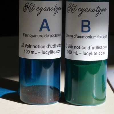 Kit cyanotype avec produits à mélanger - 2 x 500ml