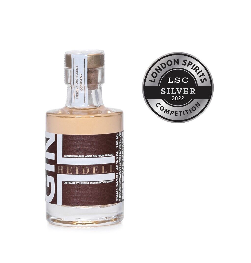 Ginebra, Heidell Barril Añejo Ginebra 100ml 42%