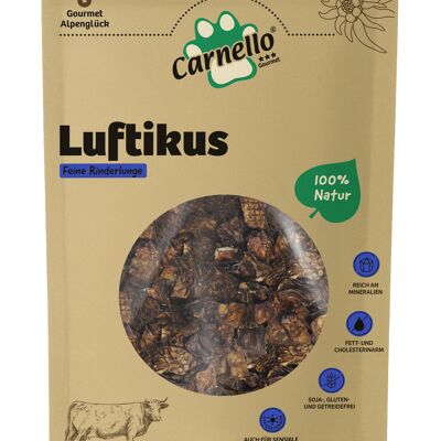 Snack pour chien Alpenglück Luftikus poumon de boeuf 100g x 10