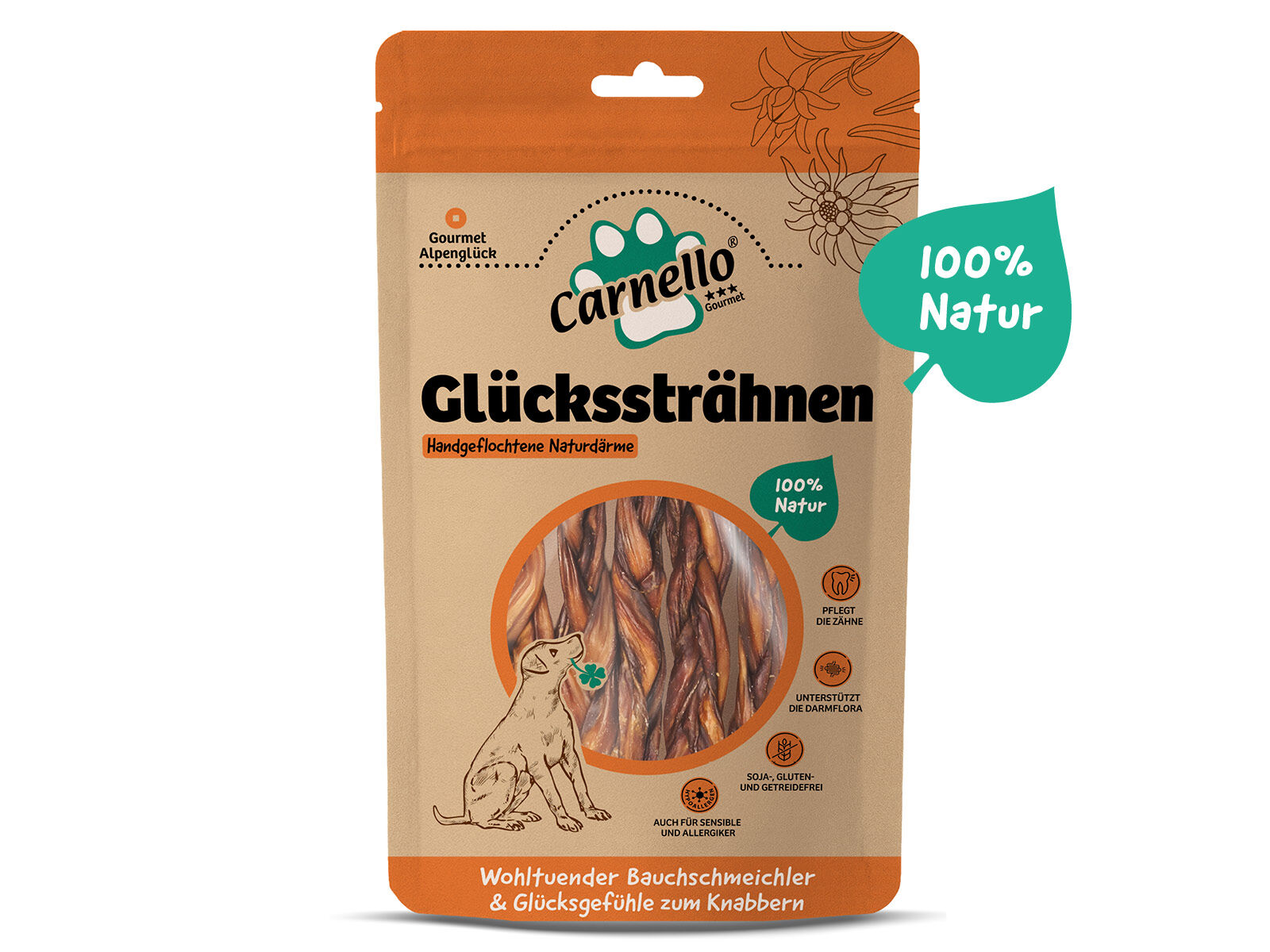 Hundesnack Alpenglück Glückssträhnen 5St. x 25