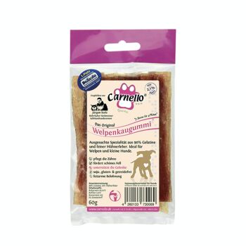 Snack chien chewing-gum chiot 60g x 20 1
