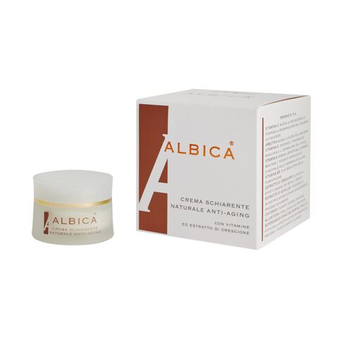 ALBICA crema è un’emulsione cosmetica formulata con un fitocomplesso e vitamine dalle note proprietà schiarenti ed emollienti. Per la presenza di principi attivi a elevato potere antiossidante è un ottimo anti age