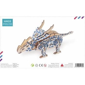 Kit de construction Achelousaurus couleur 4